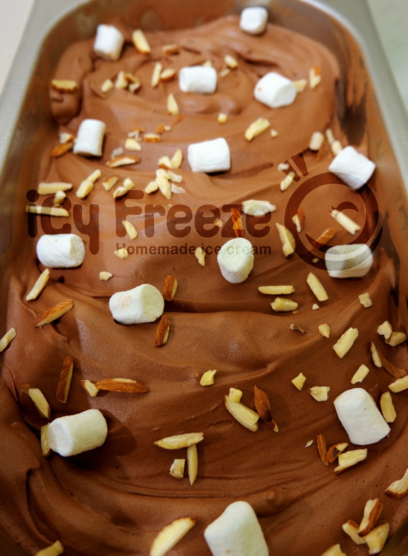 Rocky road ice cream